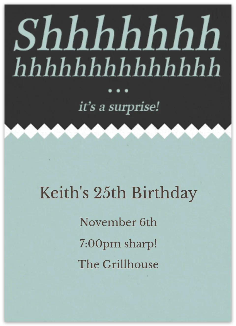 It's a Surprise card image