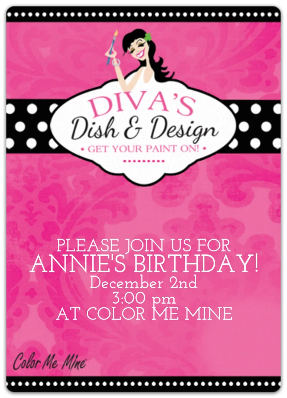 Color Me Mine | Diva Dish card image