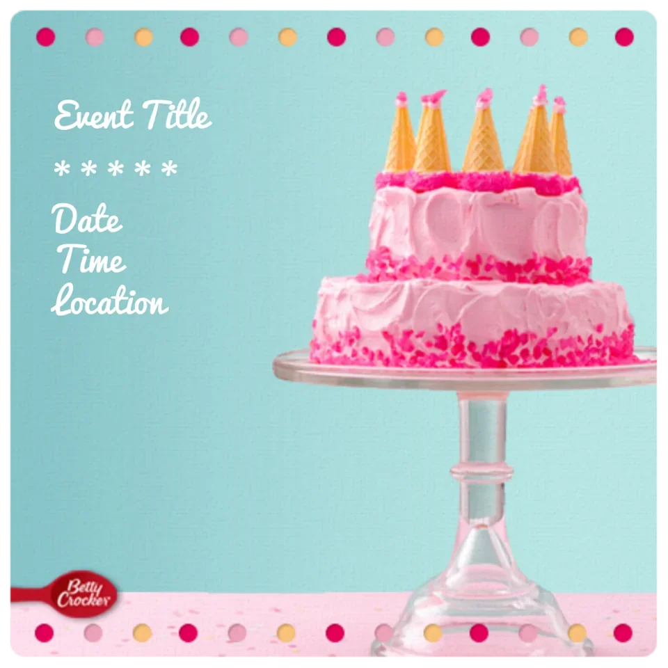 Princess Castle Birthday Cake card image