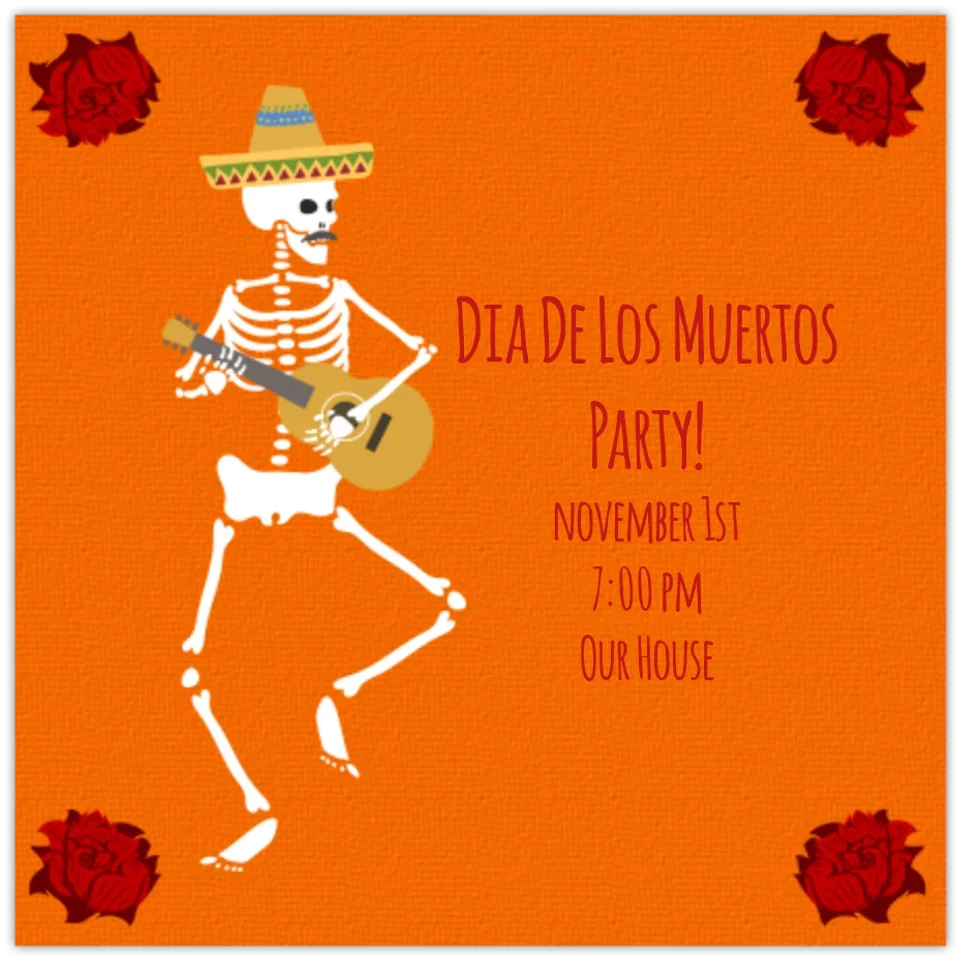 Dancing Skeleton card image