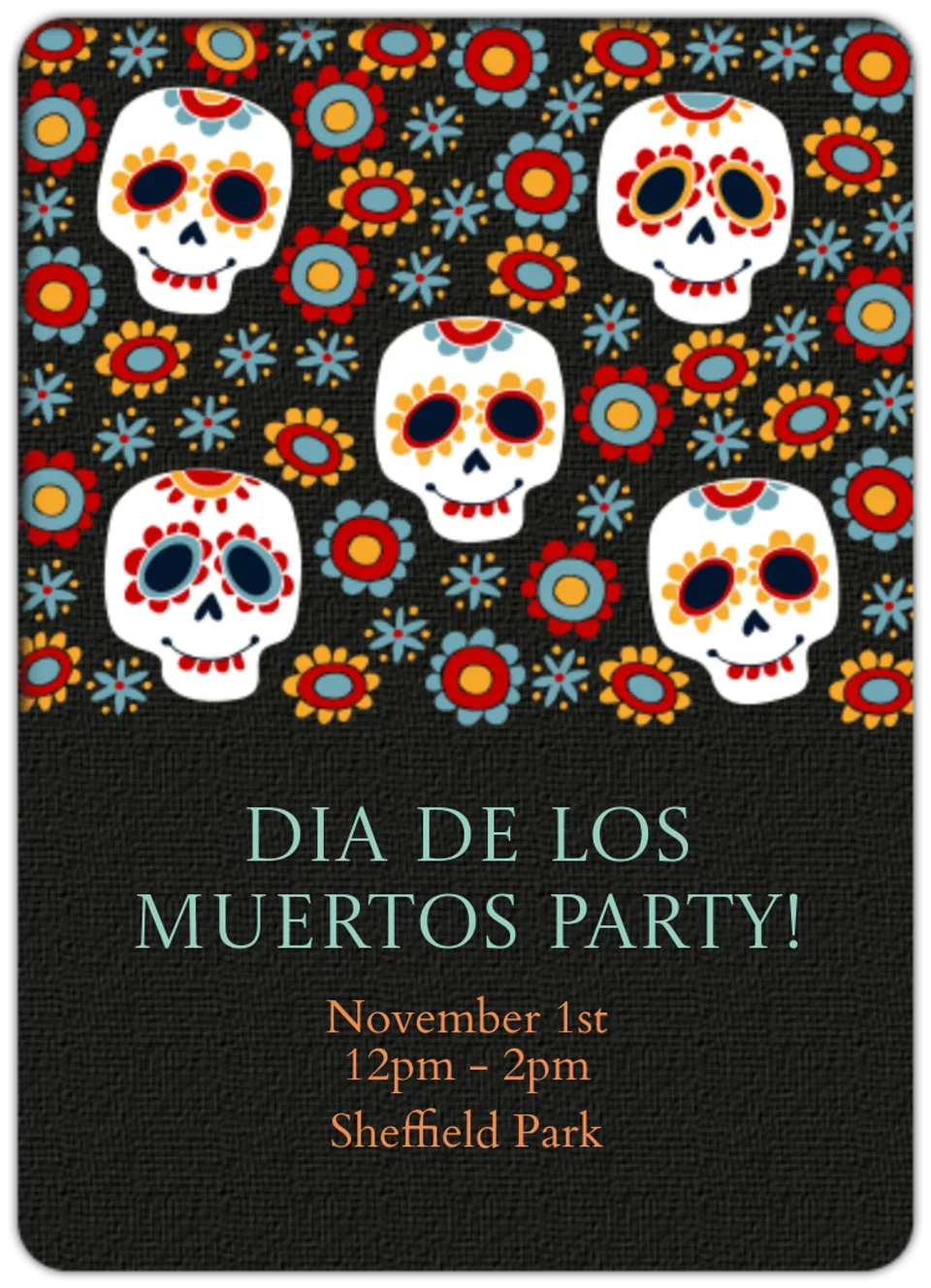 Dia de los Muertos card image