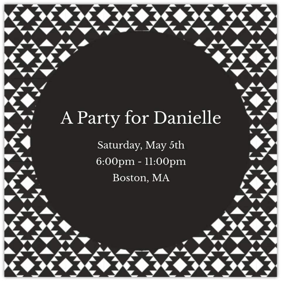 Aztec Circle Pattern card image