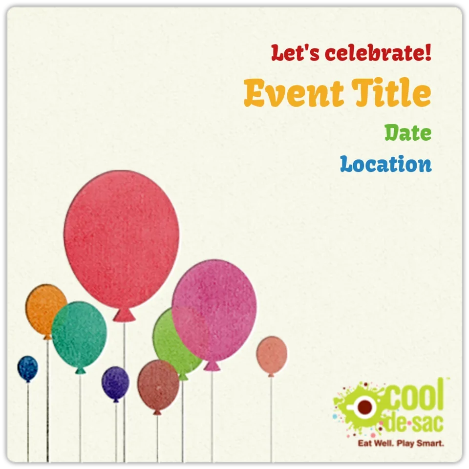 Cool de Sac | Colorful Balloons card image