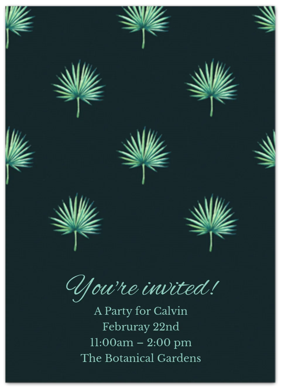 Succulents card image