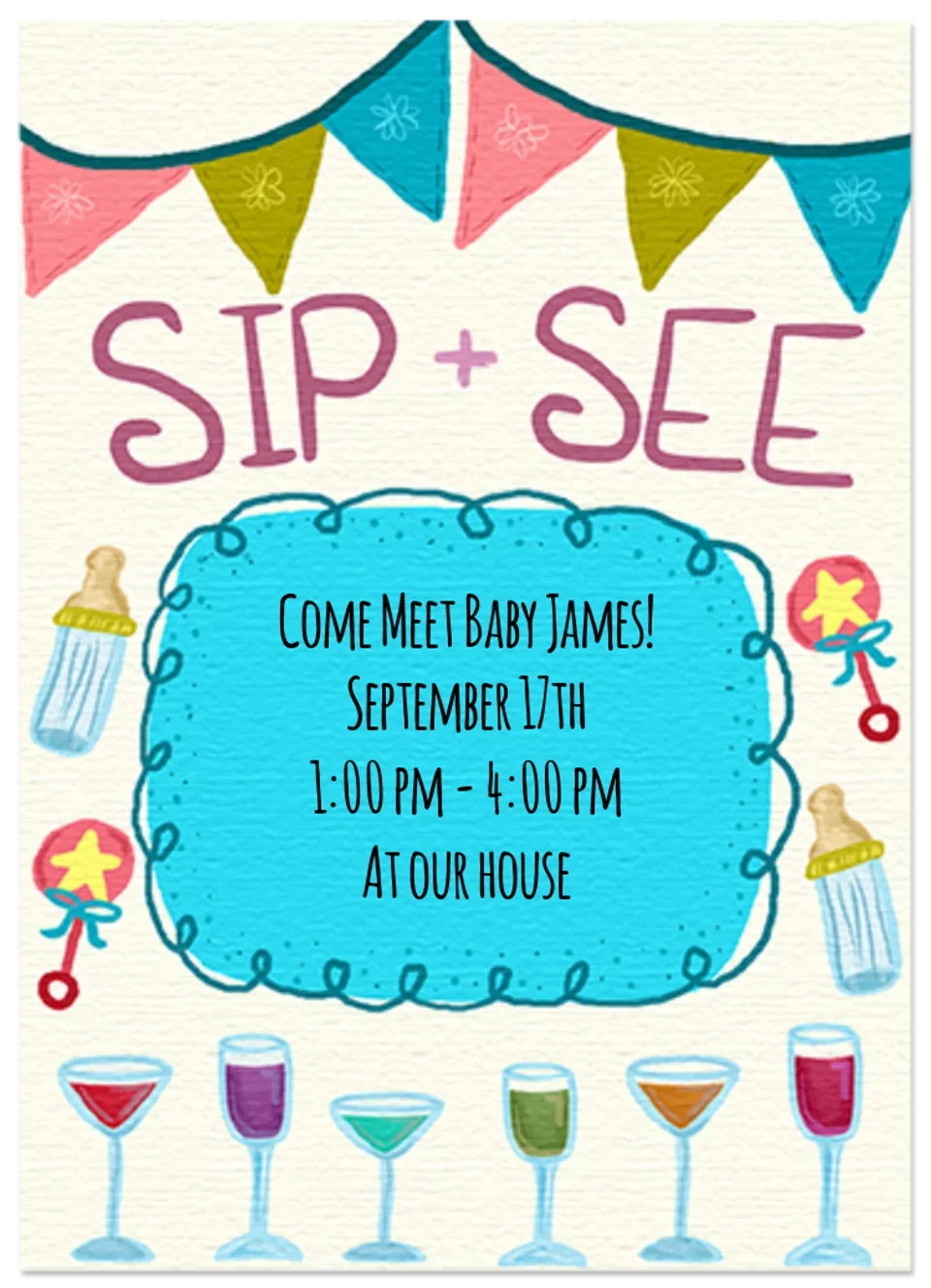 Baby Sip & See card image