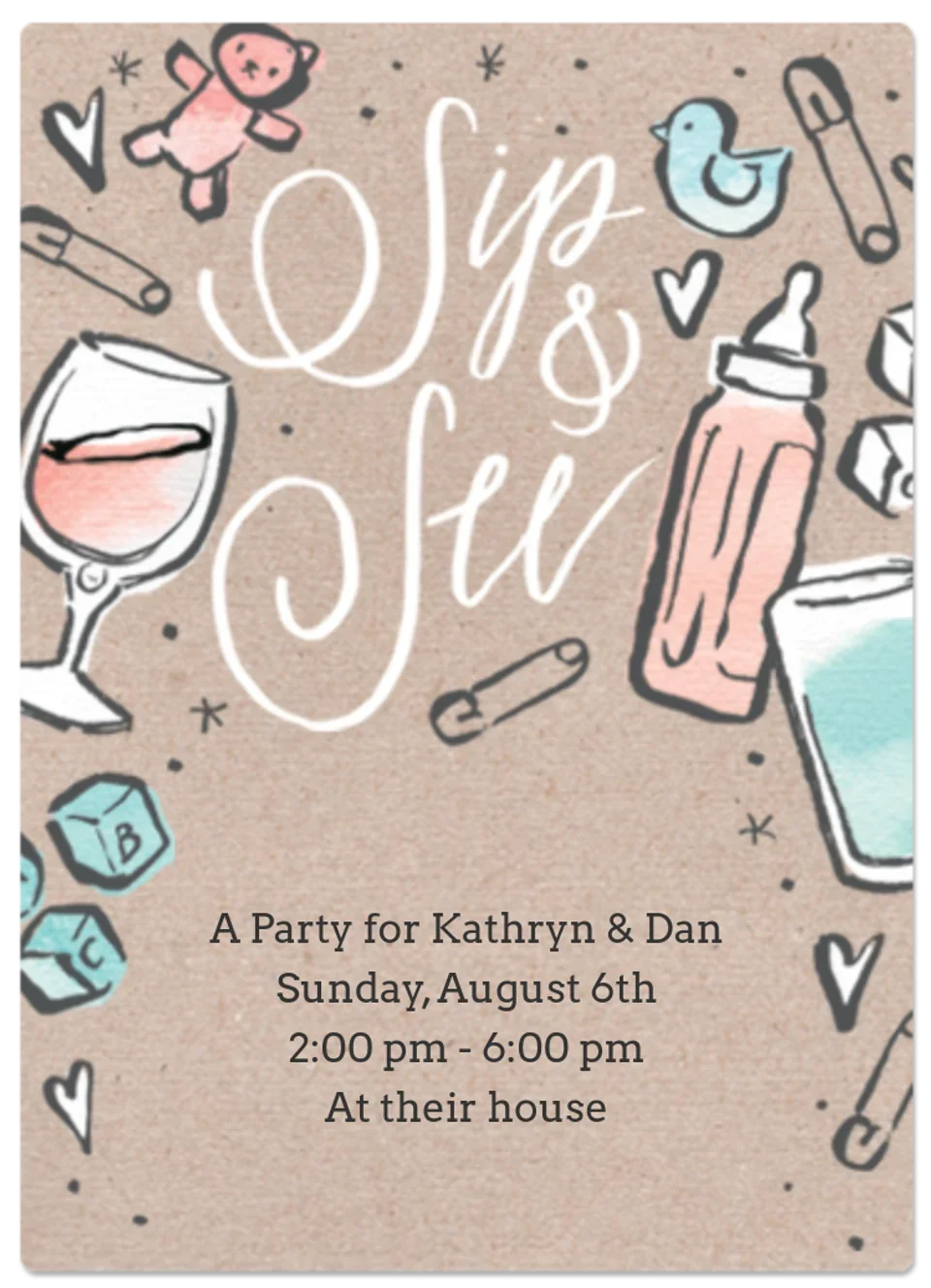 Sip & See card image