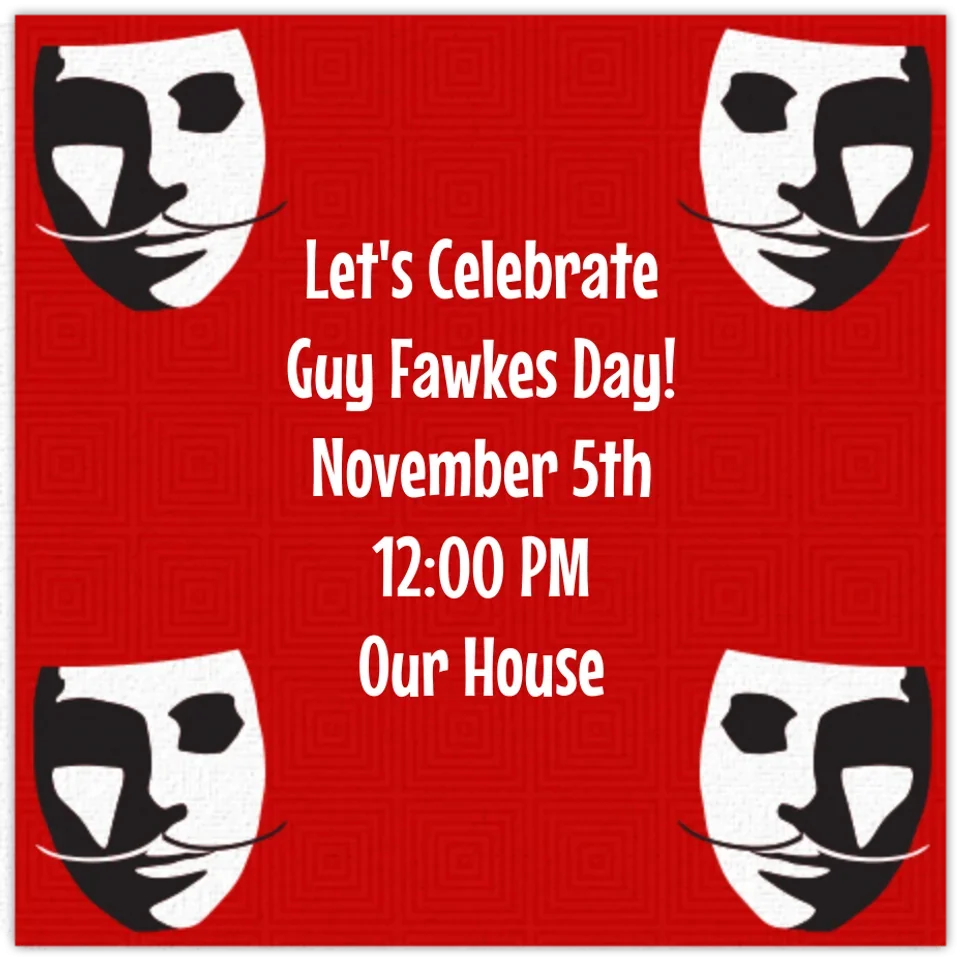 Guy Fawkes Masks card image