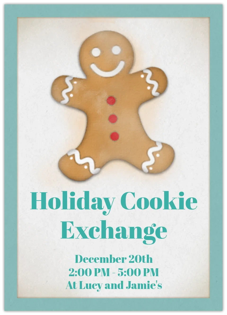Gingerbread Cookie card image