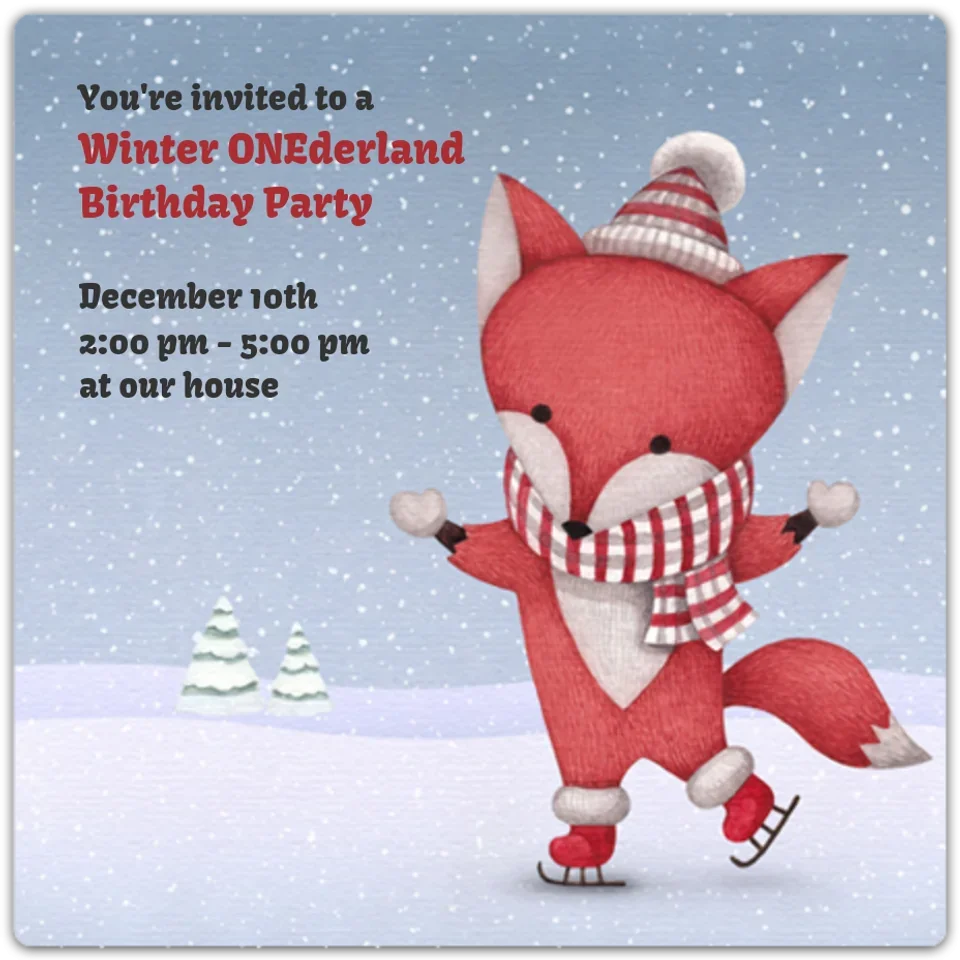 Winter ONEderland card image