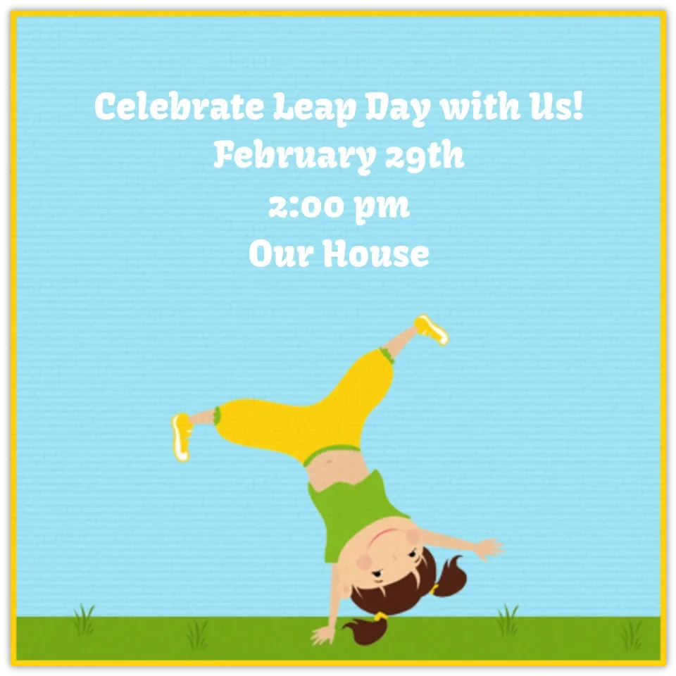 Celebrate Leap Day card image