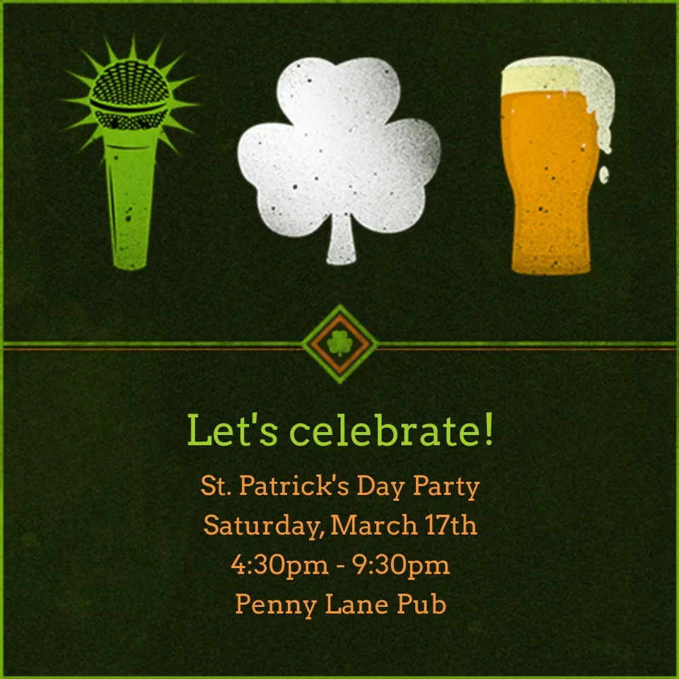 St. Patrick's Day card image