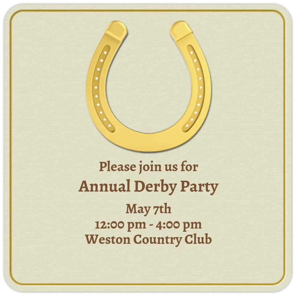 Horse Shoe card image