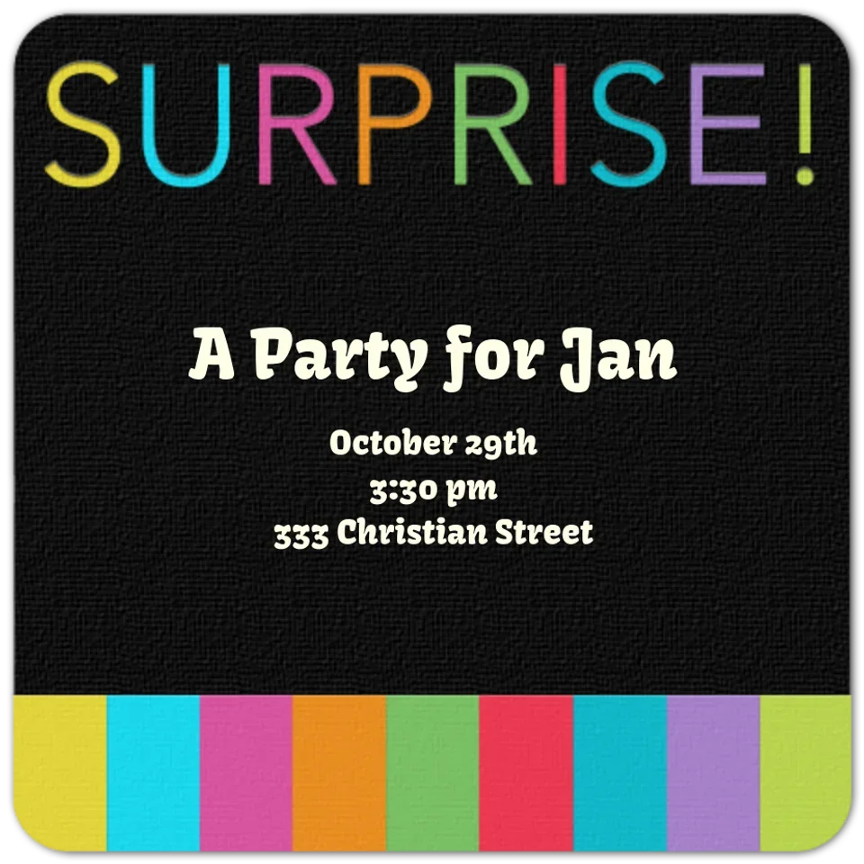 Surprise Stripes card image