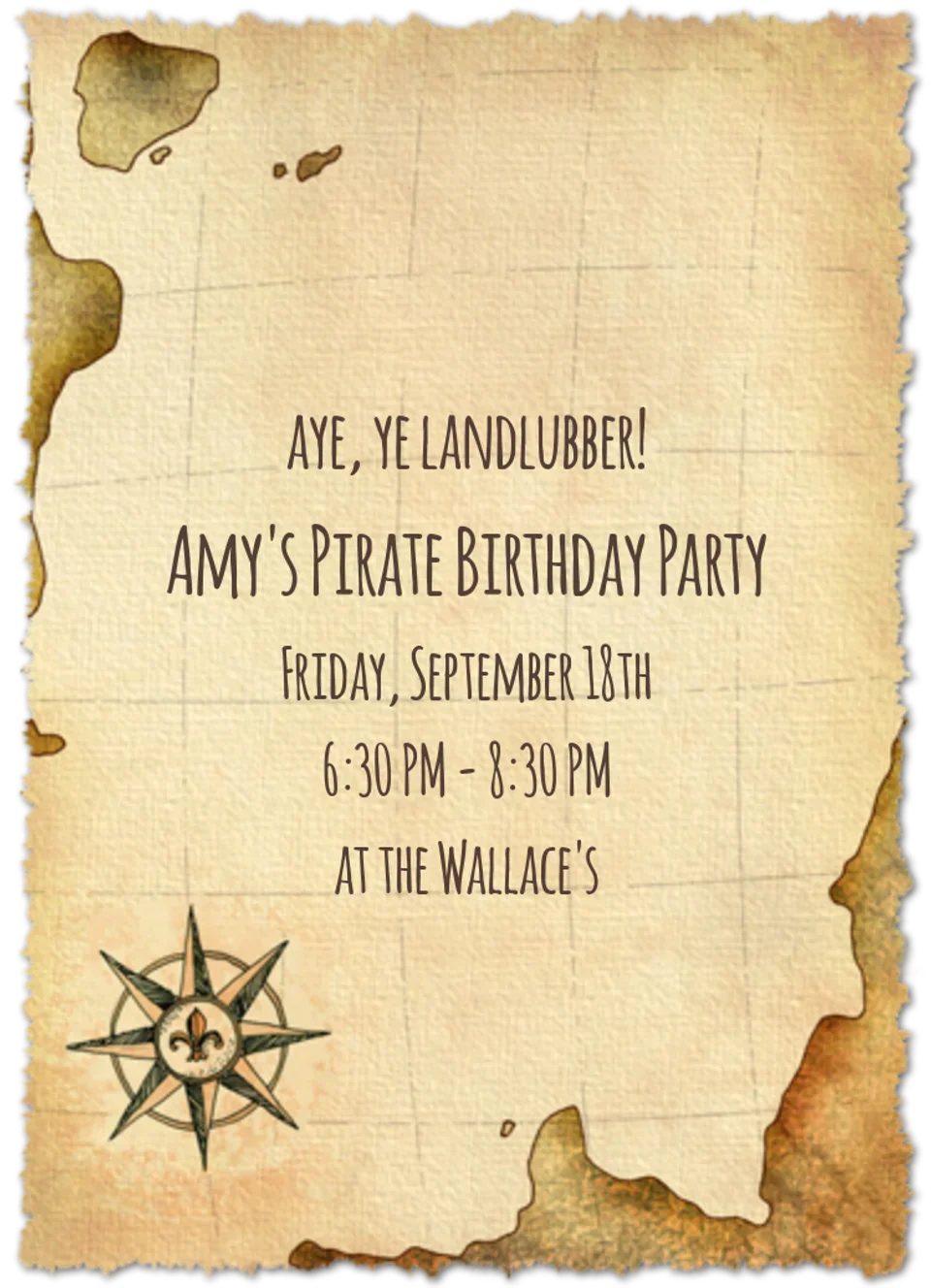 Pirate Map card image