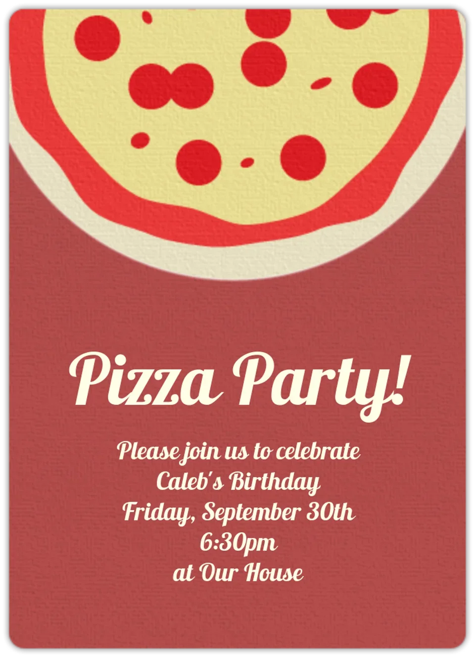 Pizza Party card image