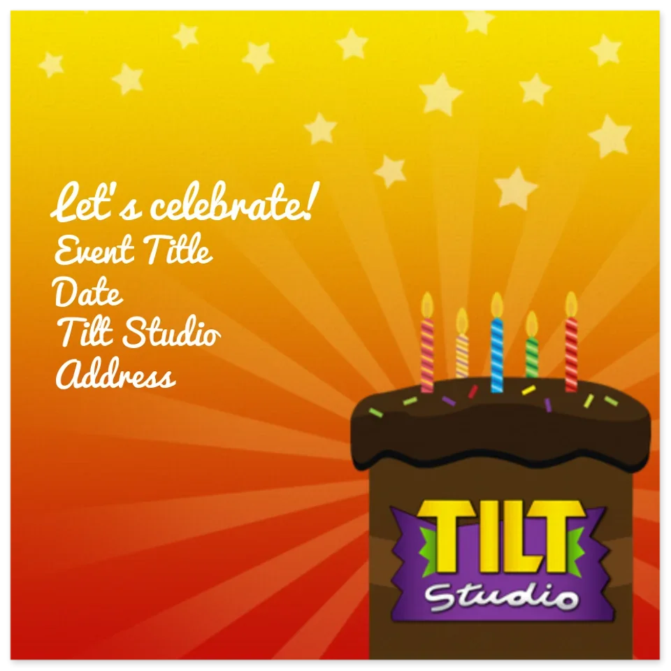 Tilt Studio | Birthday card image