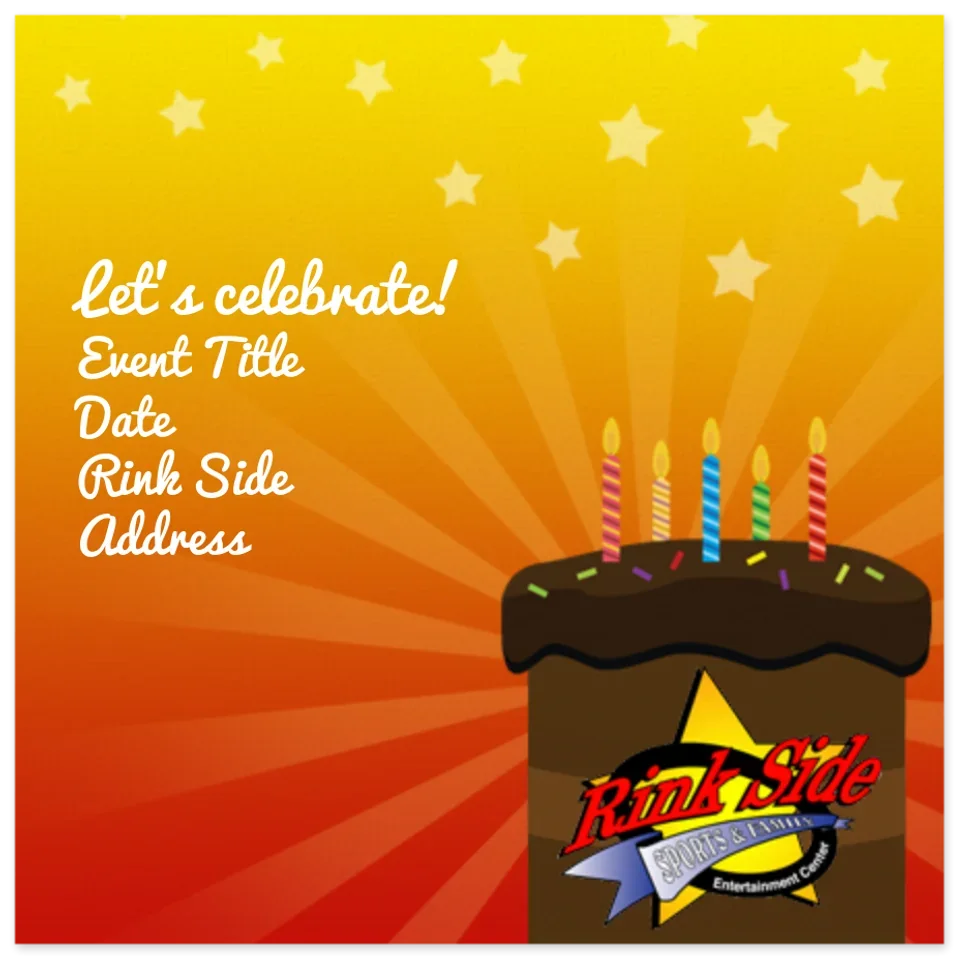 Rink Side | Birthday card image