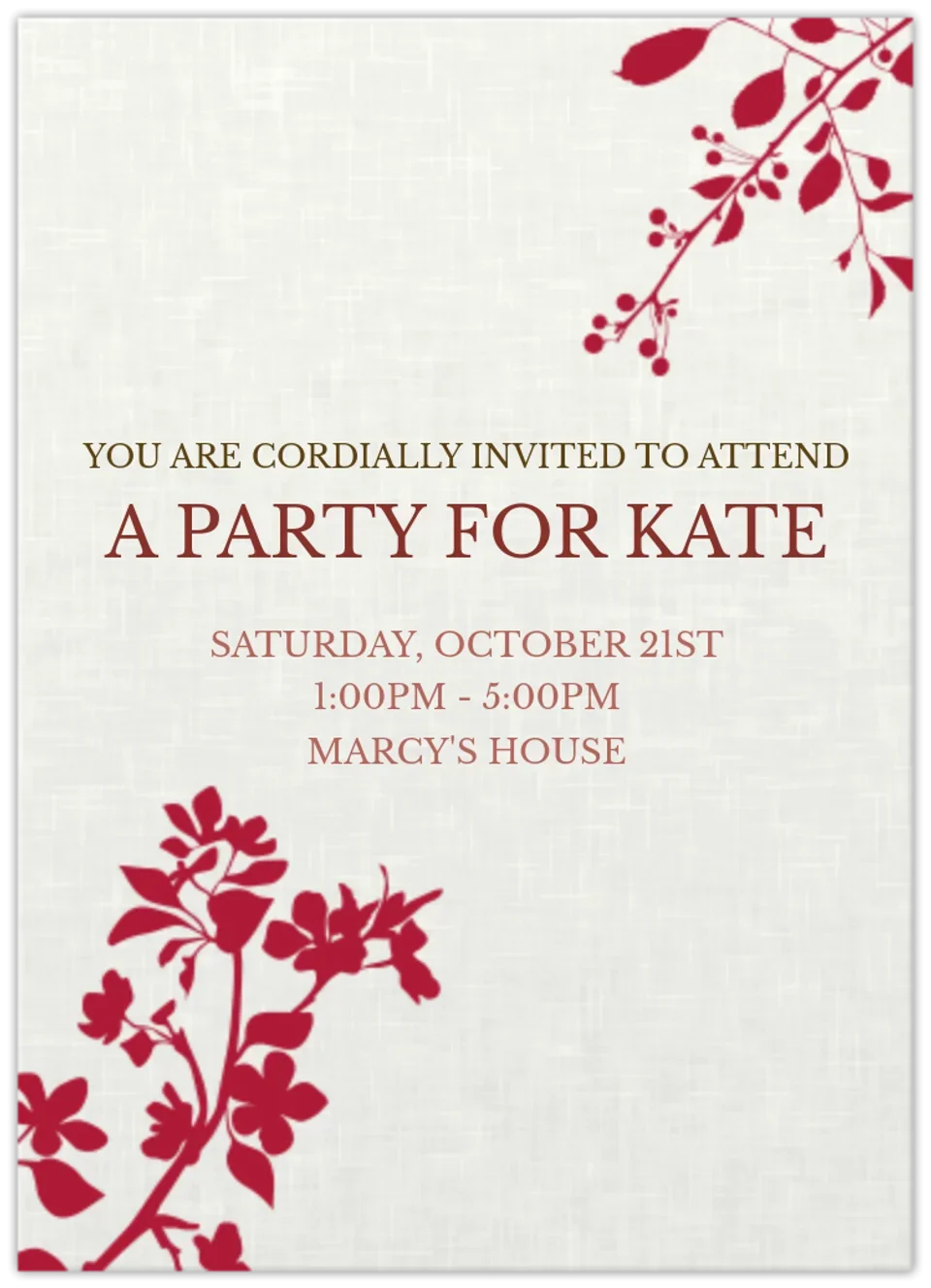 Embossed Flowers card image