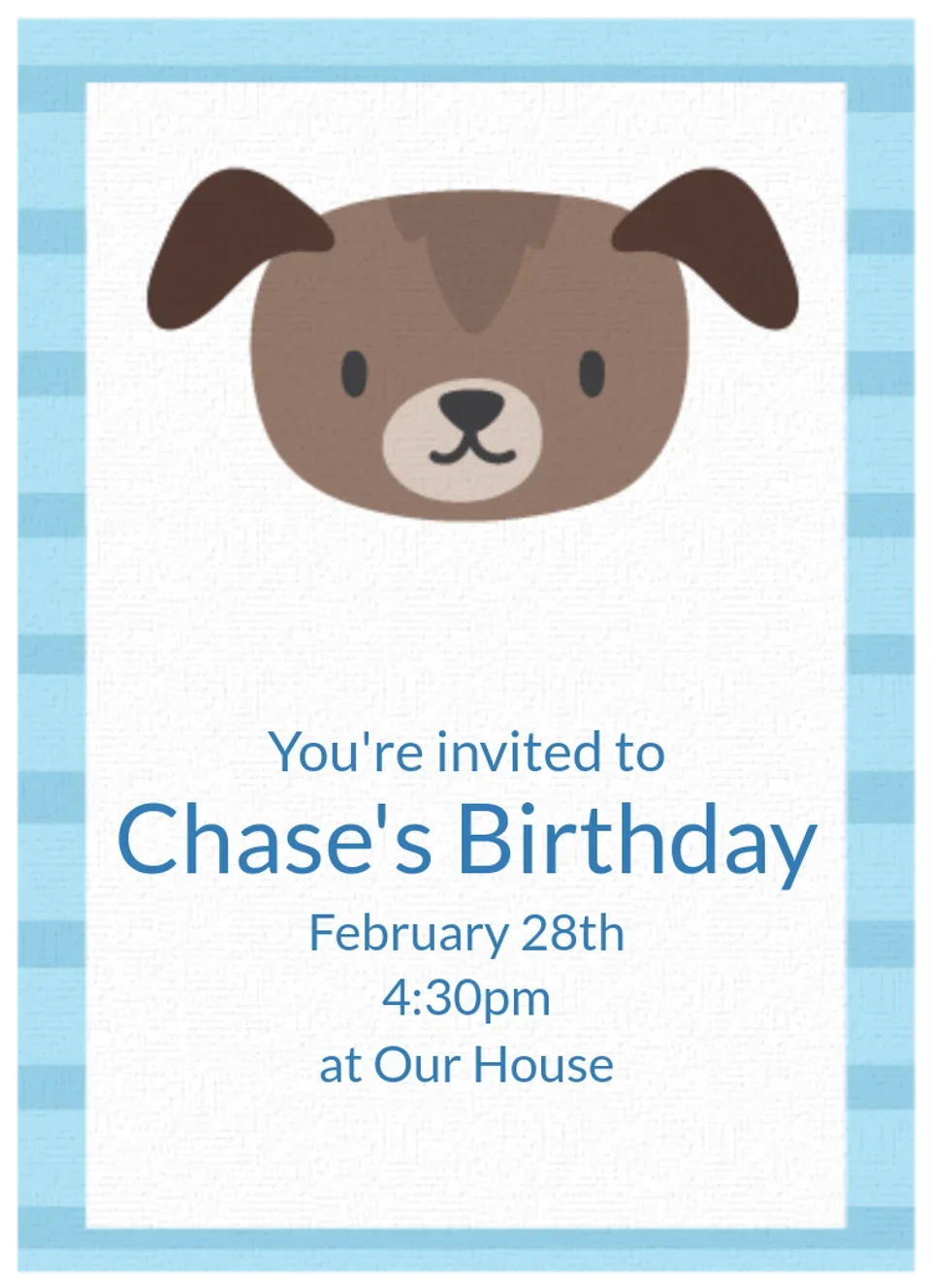 Puppy Party card image