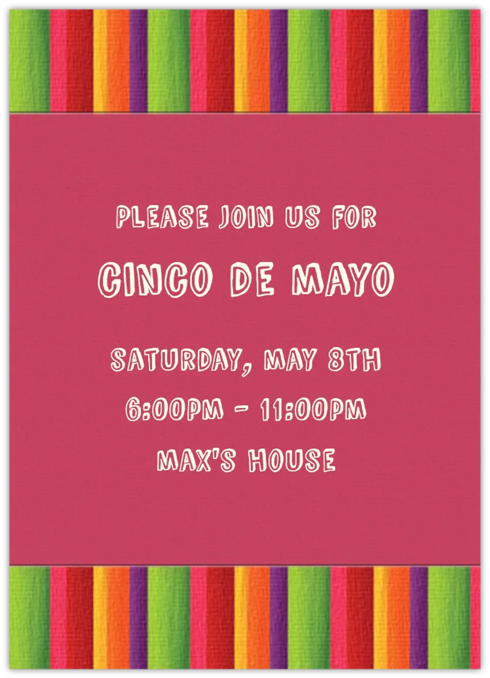 Fiesta Stripes card image