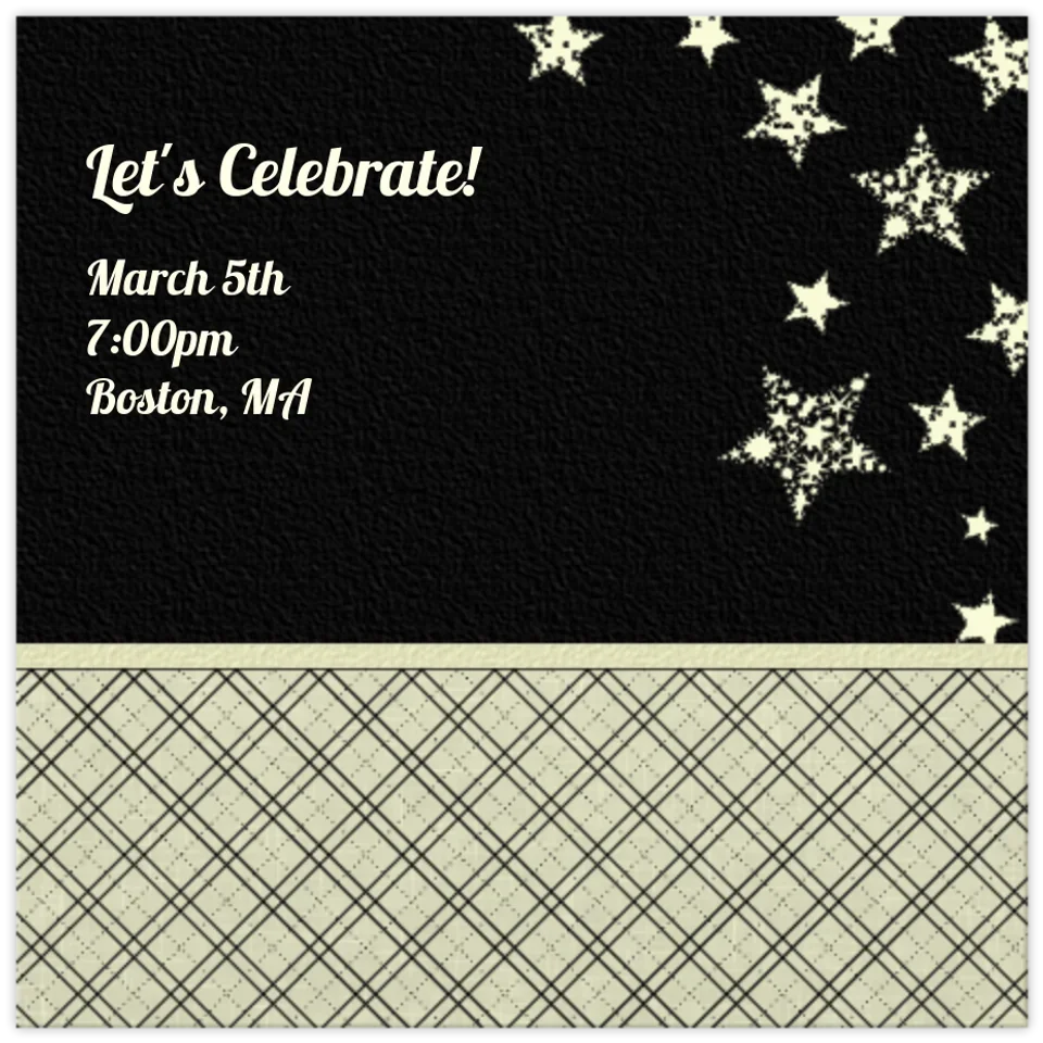 Sparkling Stars card image