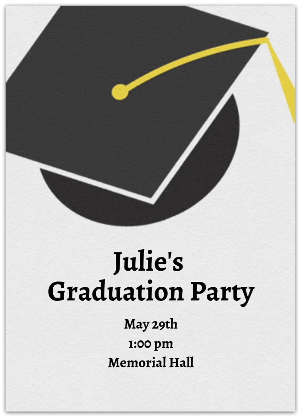 Graduation Cap card image