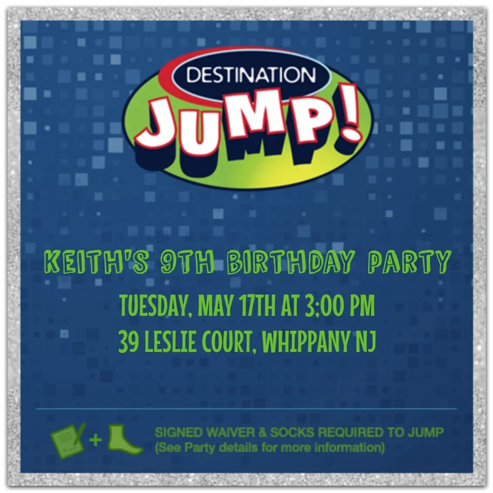 Destination JUMP | Boy card image