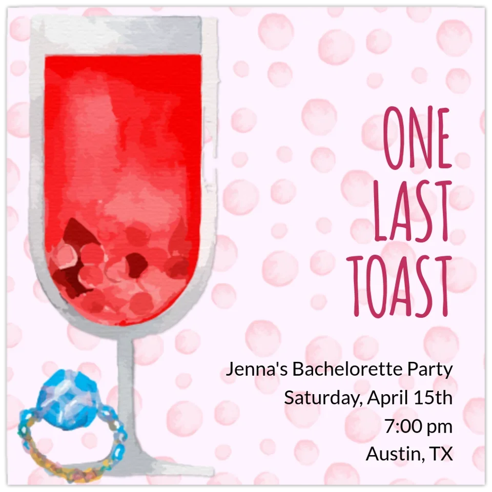 One Last Toast card image