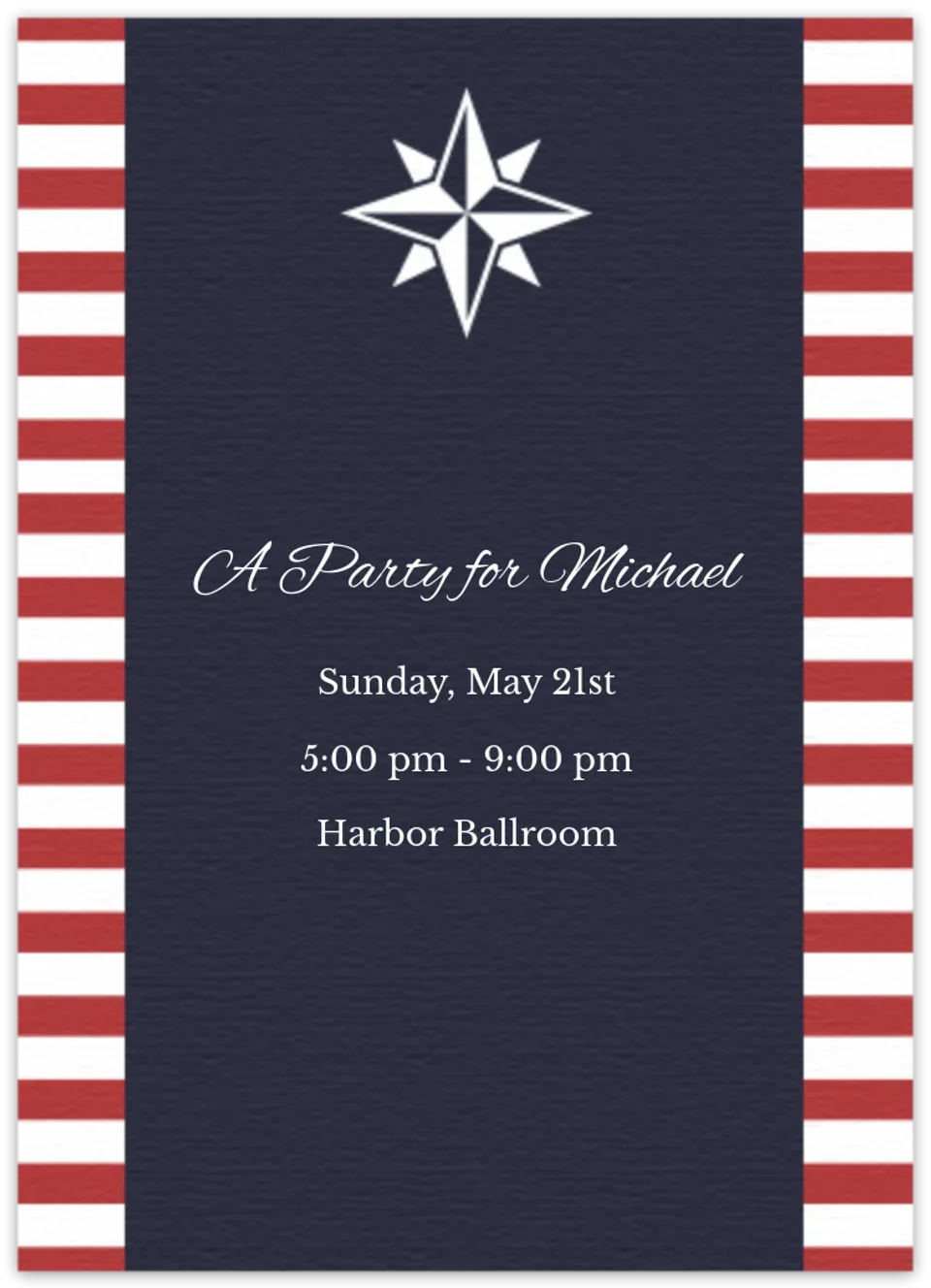 Nautical Star card image