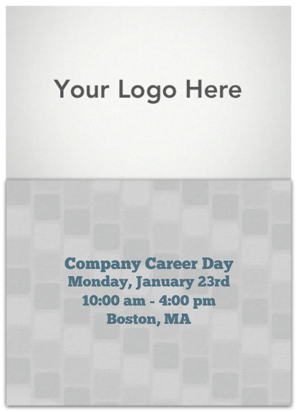 Gray Tile Photo card image