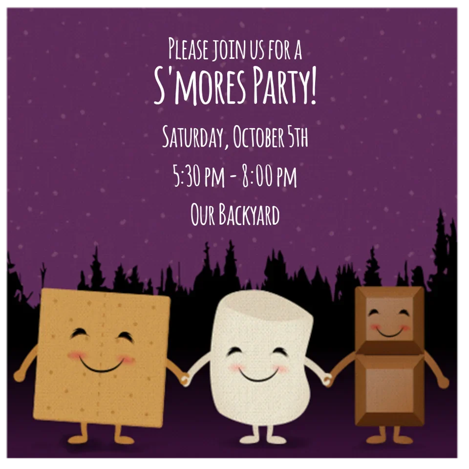 S'mores Bonfire card image