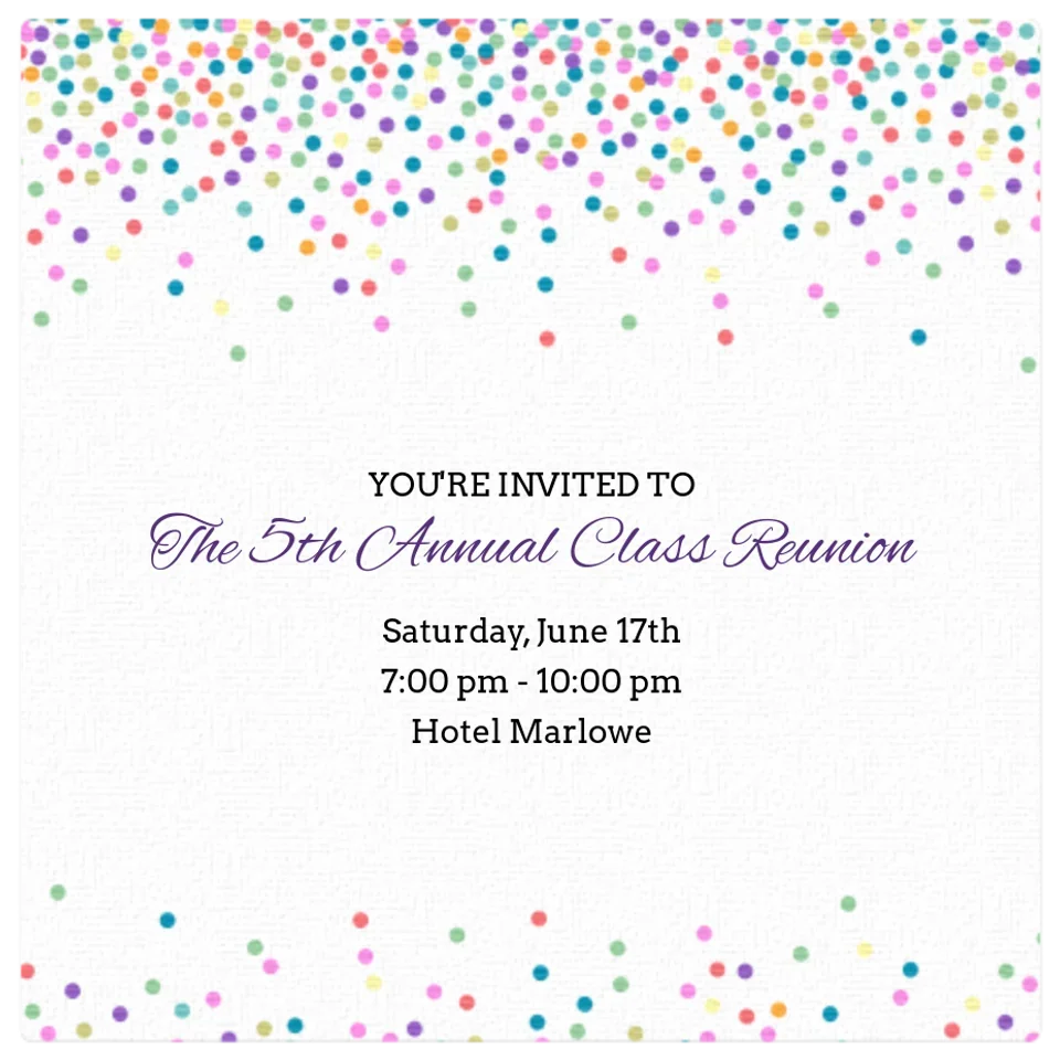 Reunion Dots Light card image