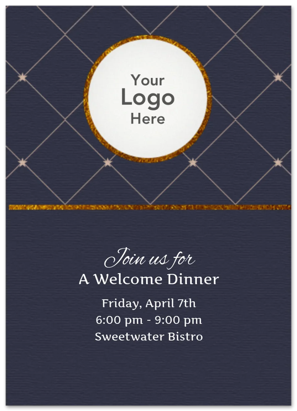 Diagonal Pattern Photo card image