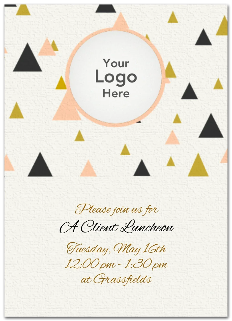 Geometric Pattern Photo card image