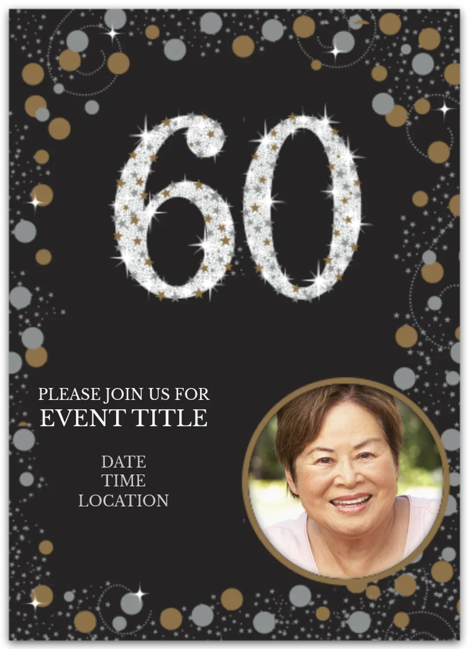 Sparkling Celebration 60 Photo card image