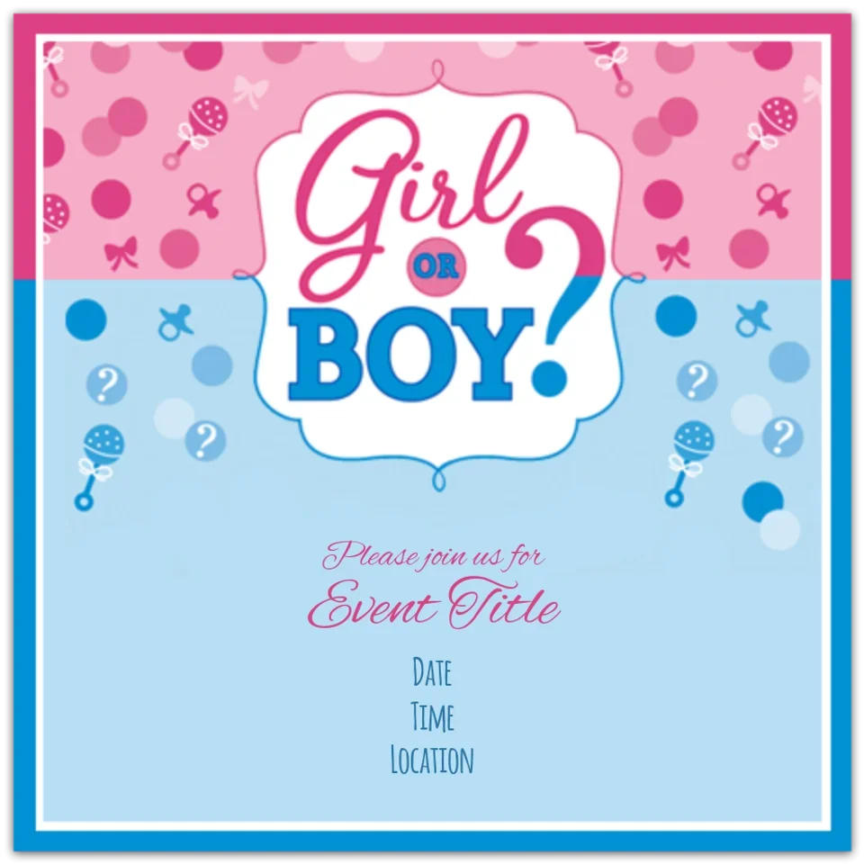 Girl or Boy card image