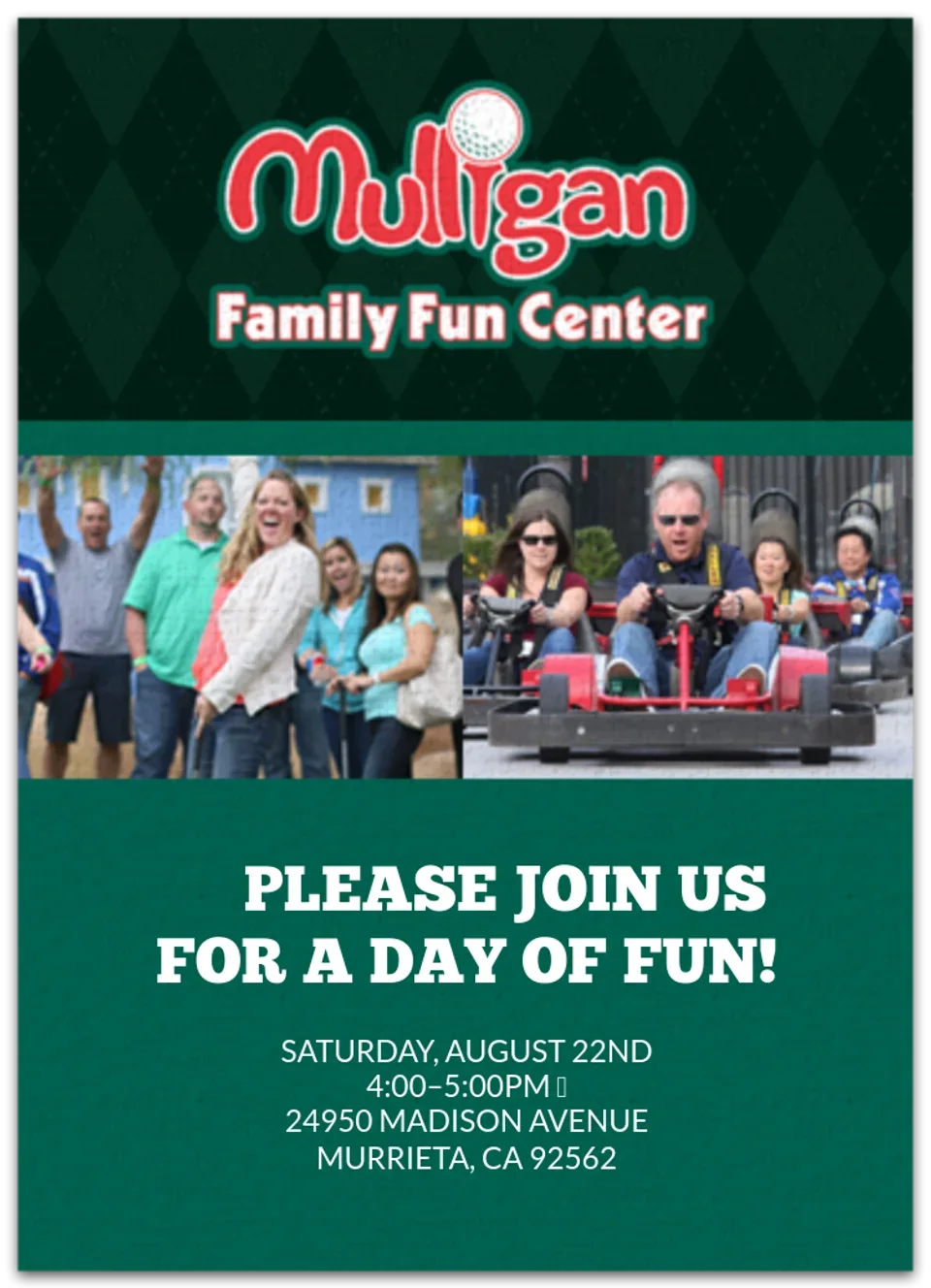 Mulligan Family Fun Center card image