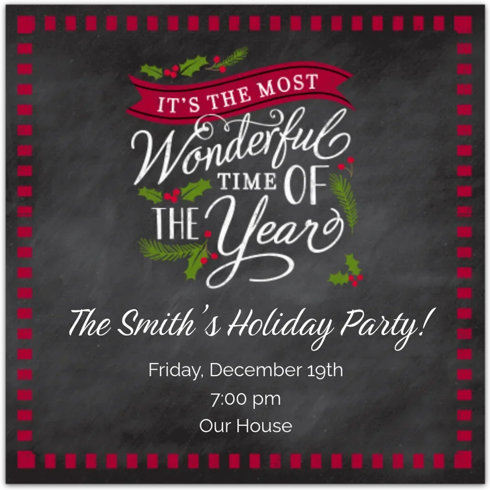 Most Wonderful Holly card image