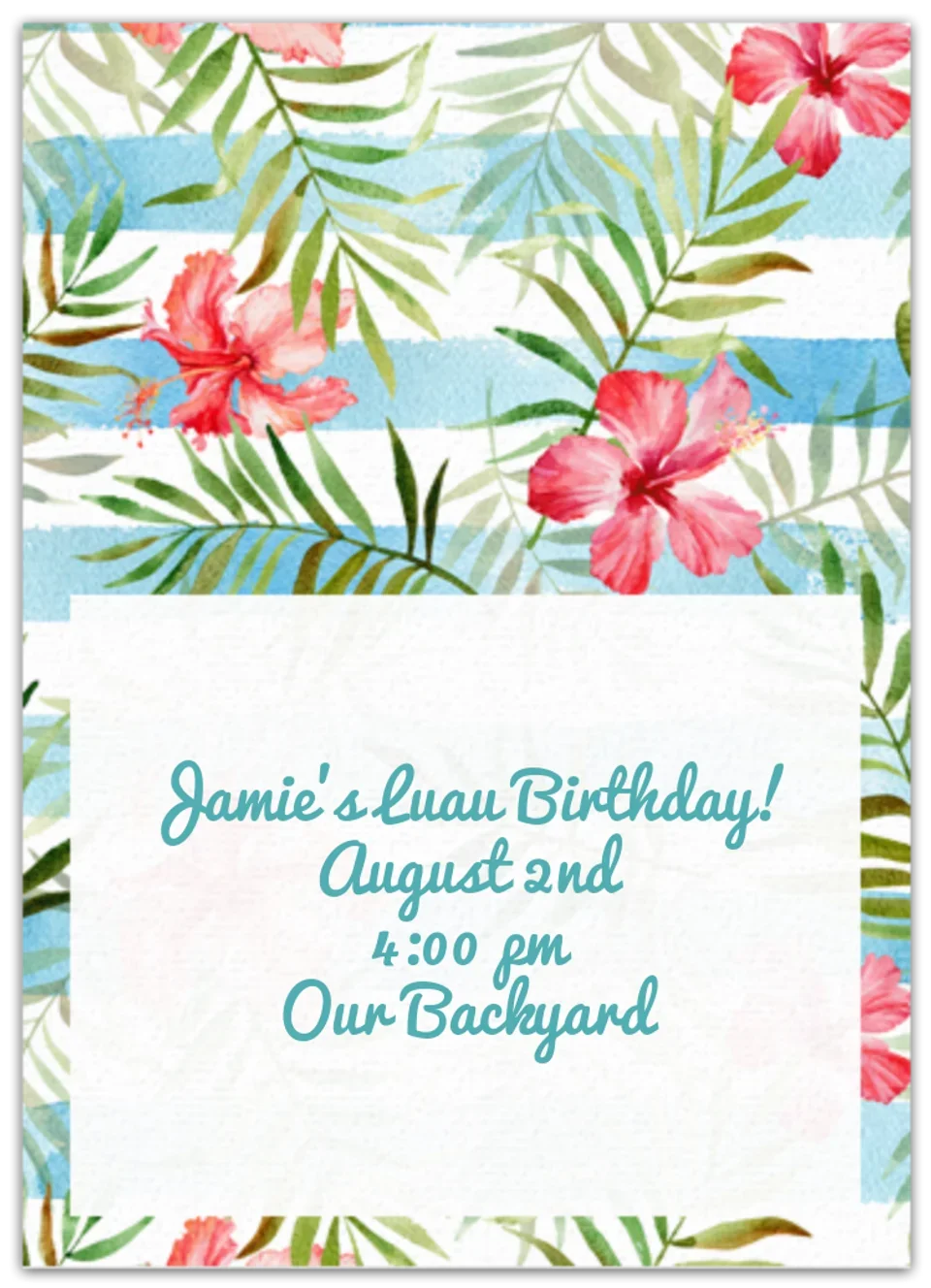 Tropical Garden card image