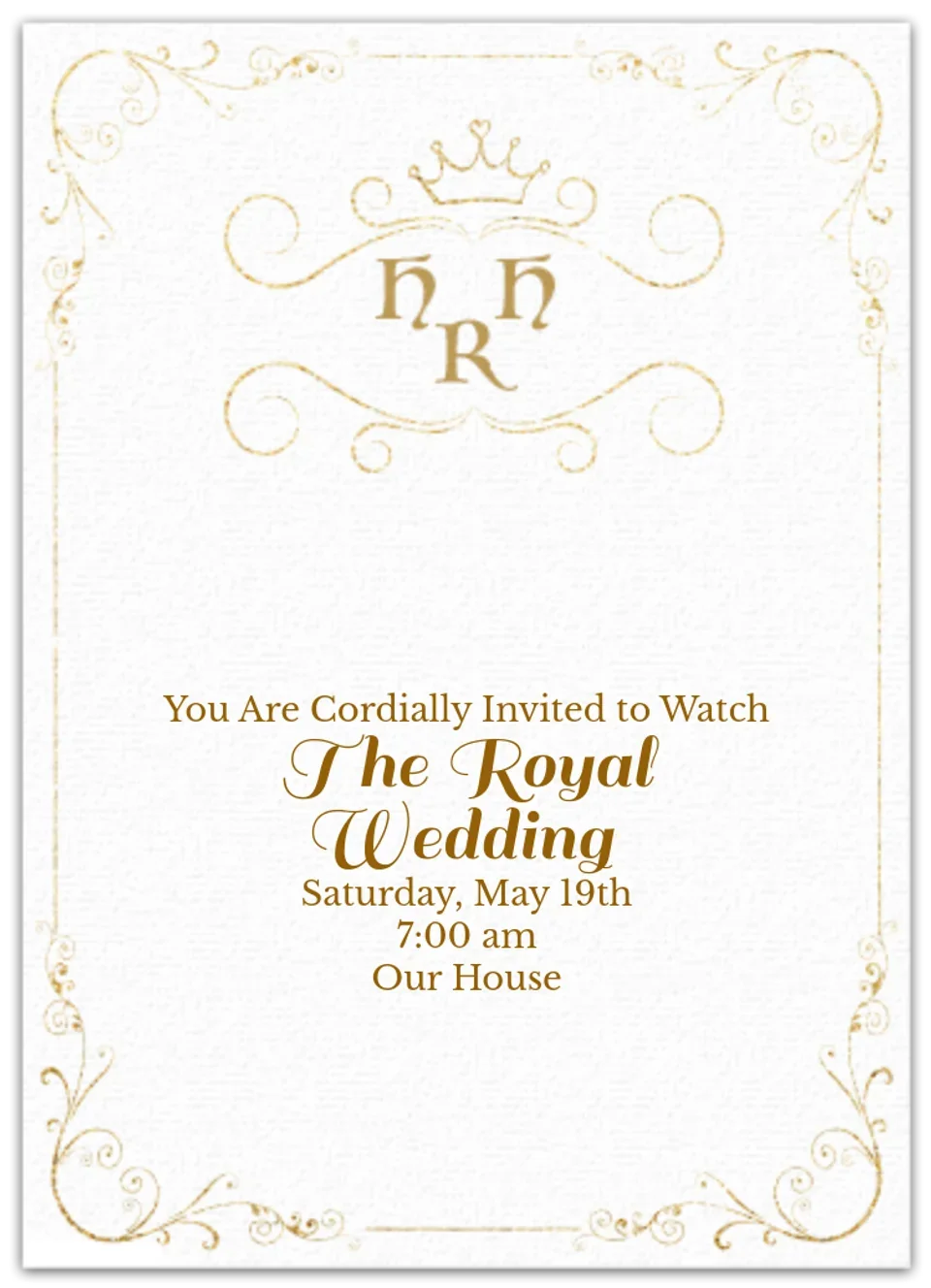 Her Royal Highness card image