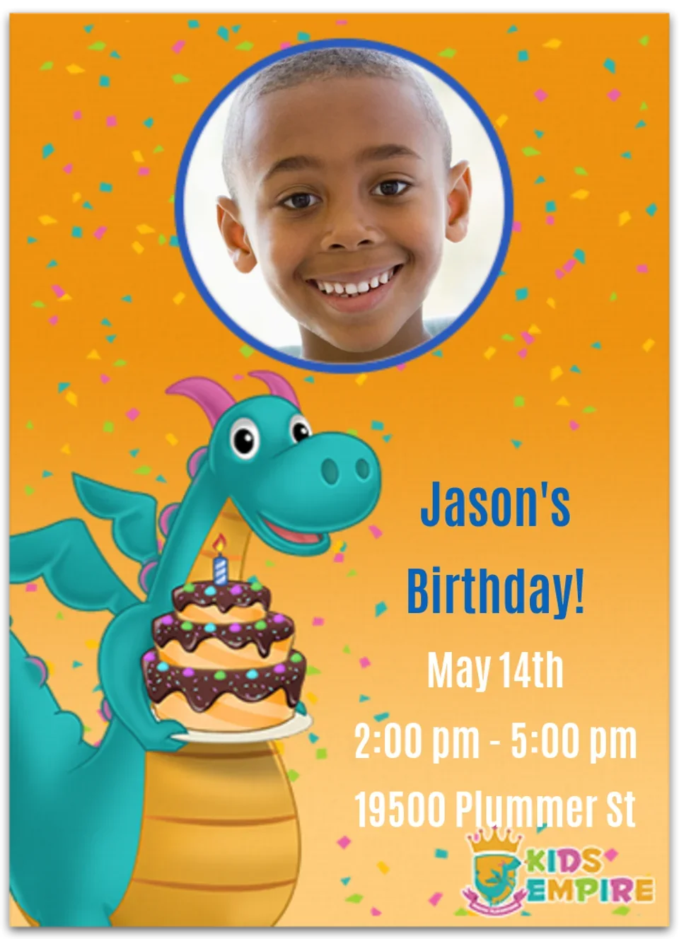 Kids Empire | Boy Birthday card image