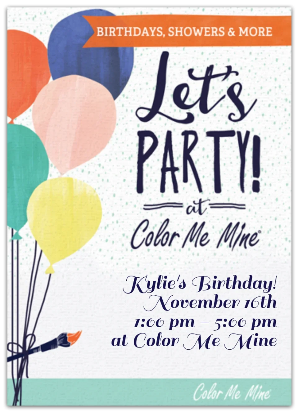 Color Me Mine | Let's Party card image