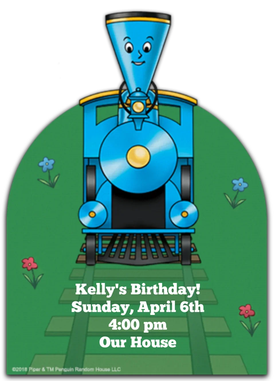 Little Engine Train card image