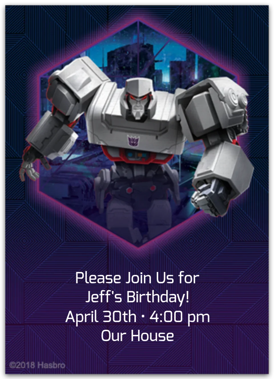 Megatron card image