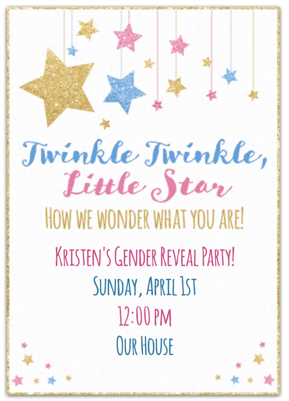 Twinkling Stars card image