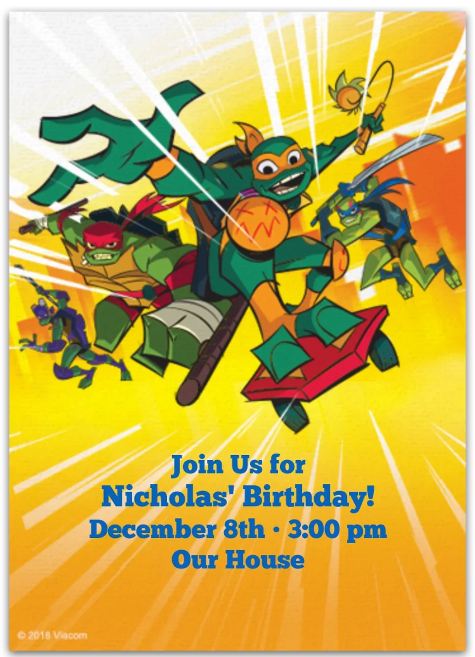 Rise of the TMNT | Action card image