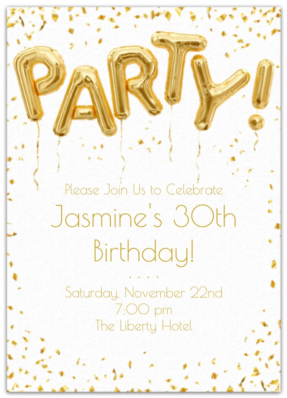 Party Balloons card image