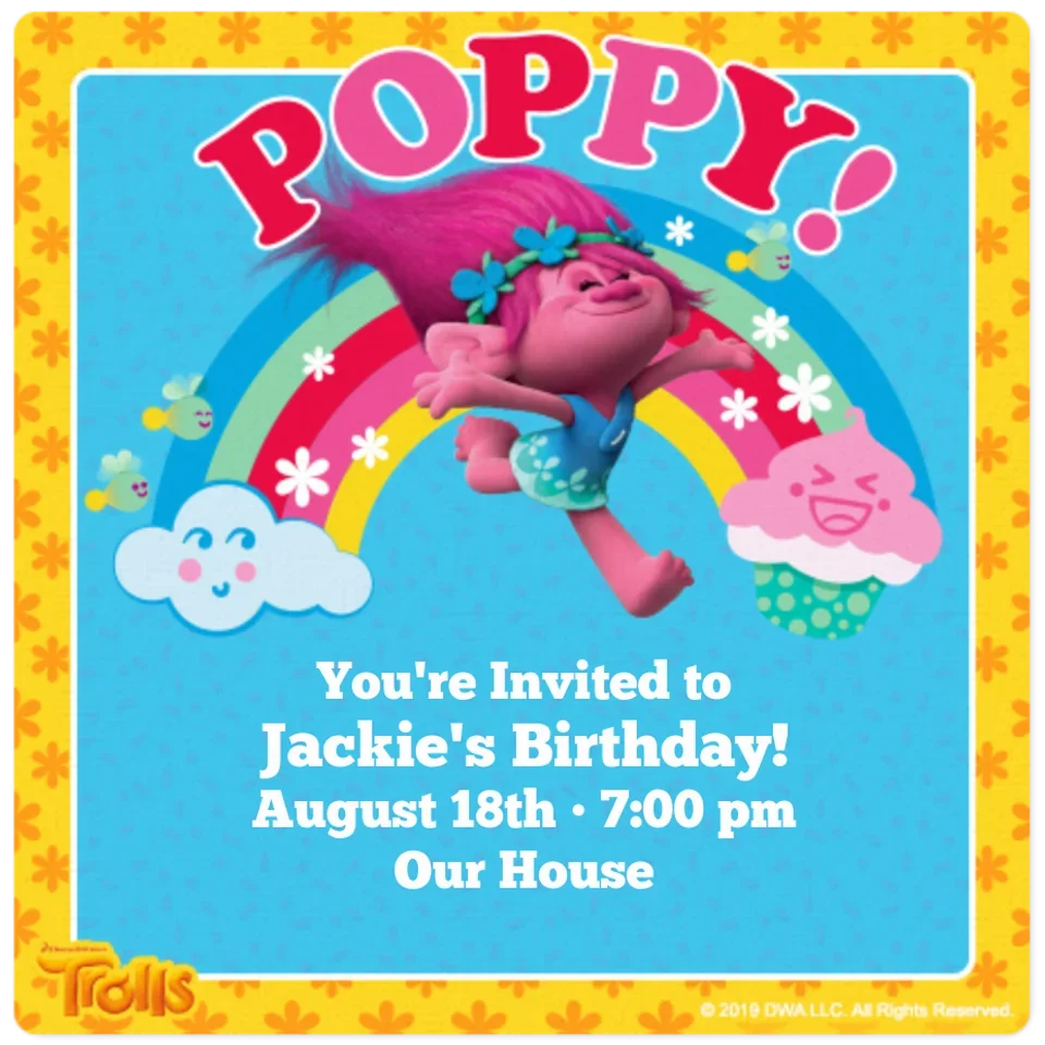 Trolls | Poppy card image