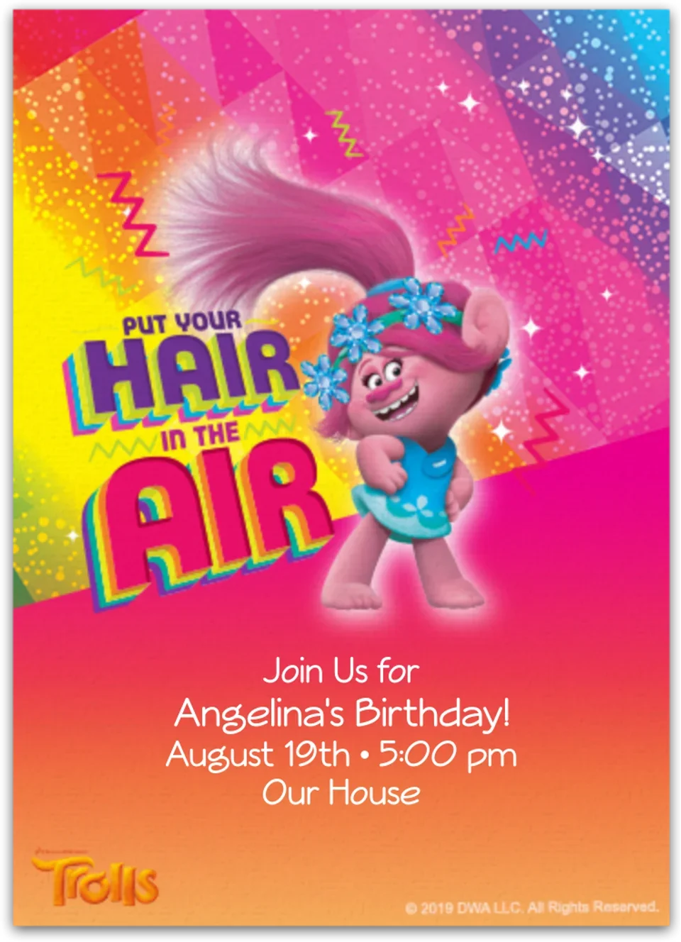 Trolls | Hair in the Air card image