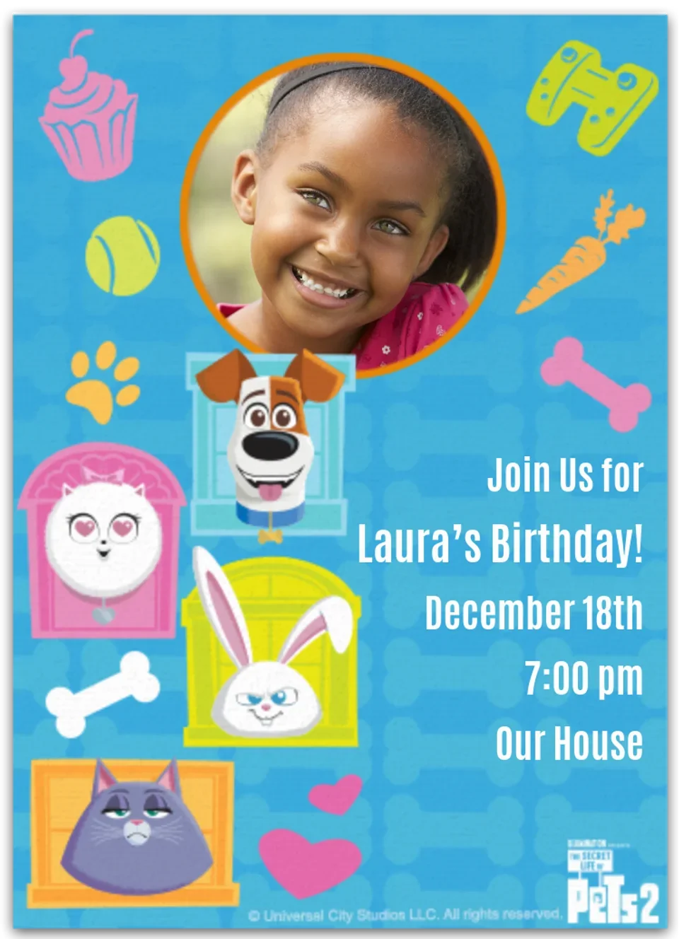 Secret Life | Birthday Photo card image